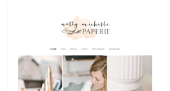 Desktop Screenshot of nattymichellepaperie.com